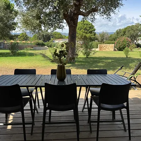 Mini Luxueusement Equipee T4 Duplex 70m2 Dans Fiori Di Cala Rossa Superbement Arboree - Chez Anne Avec Tres Grande Piscine De 350 M2 Chauffee Apartmán *